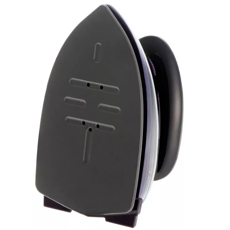 Adler AD 5049 Reise-Dampfbügeleisen, 420 W, Keramiksohle 14 x 7,5 cm, 30 ml Wassertank, 110/220 V, schwarz/violett