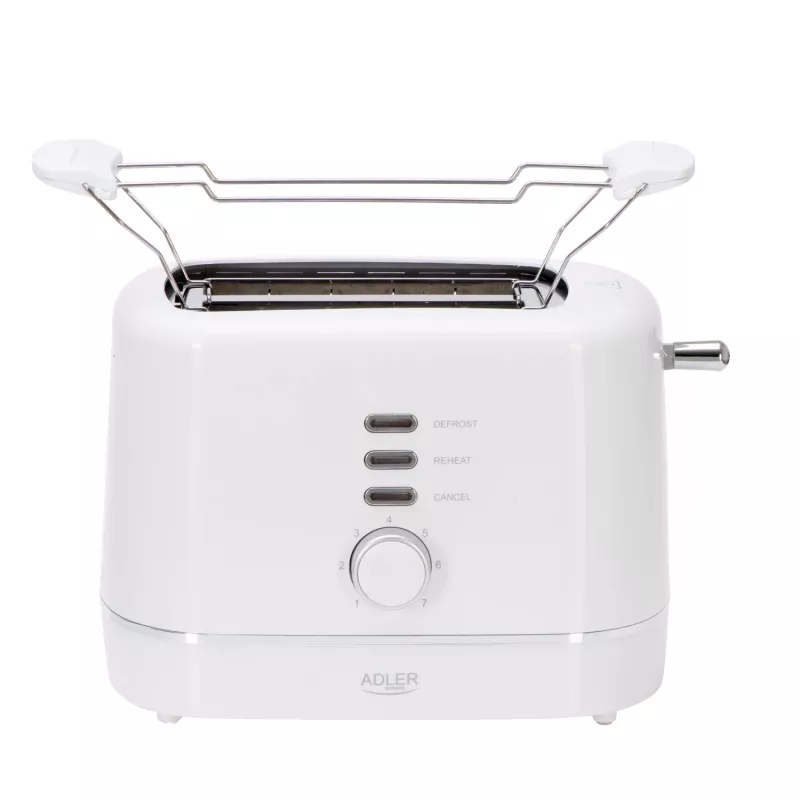 Adler AD 3224 Weißer Toaster 750W 2 Schlitze