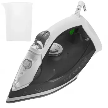 Adler AD 5051 Dampfbügeleisen mit Keramiksohle, 2600 W, 350 ml Tank