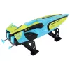 LEAN TOYS RC Water Boat 2.4G Yellow-Turquoise Waterproof Remote Control