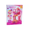 LEAN TOYS Kinderschminktisch mit Gestensensor-Zubehör, Pink