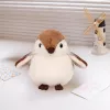LEAN TOYS Plüschtier Spatz Braun 12 cm