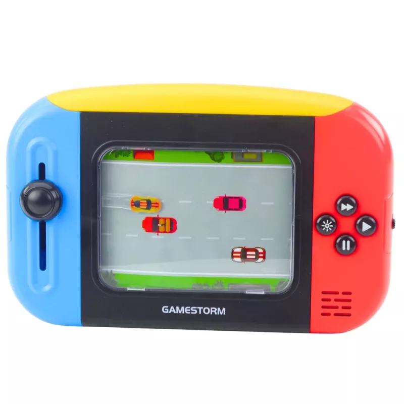 LEAN TOYS Konsole Abenteuerspiel Arcade Sounds Hintergrundbeleuchteter Bildschirm