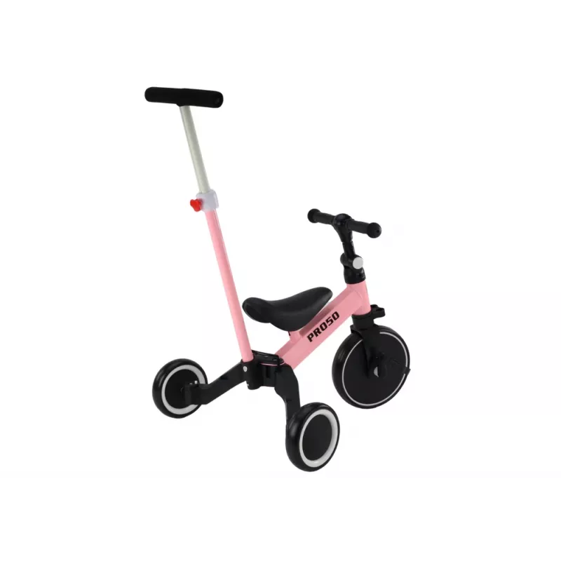 LEAN TRIKE PRO50 Dreirad mit Schiebegriff Pink