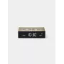 Lexon Flip Premium Wecker doppelseitig Gold LR152D