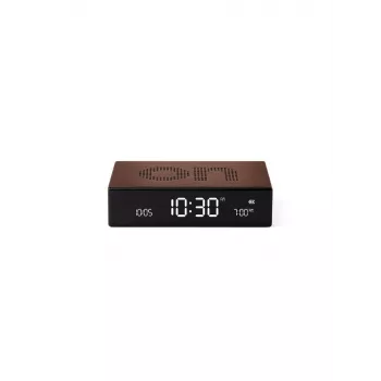 Lexon Flip Premium Alarm Clock Dual-Sided Bronze LR152BZ
