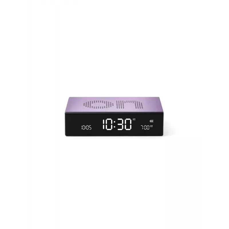 LEXON Flip Premium Wecker doppelseitig Lila LR152LL