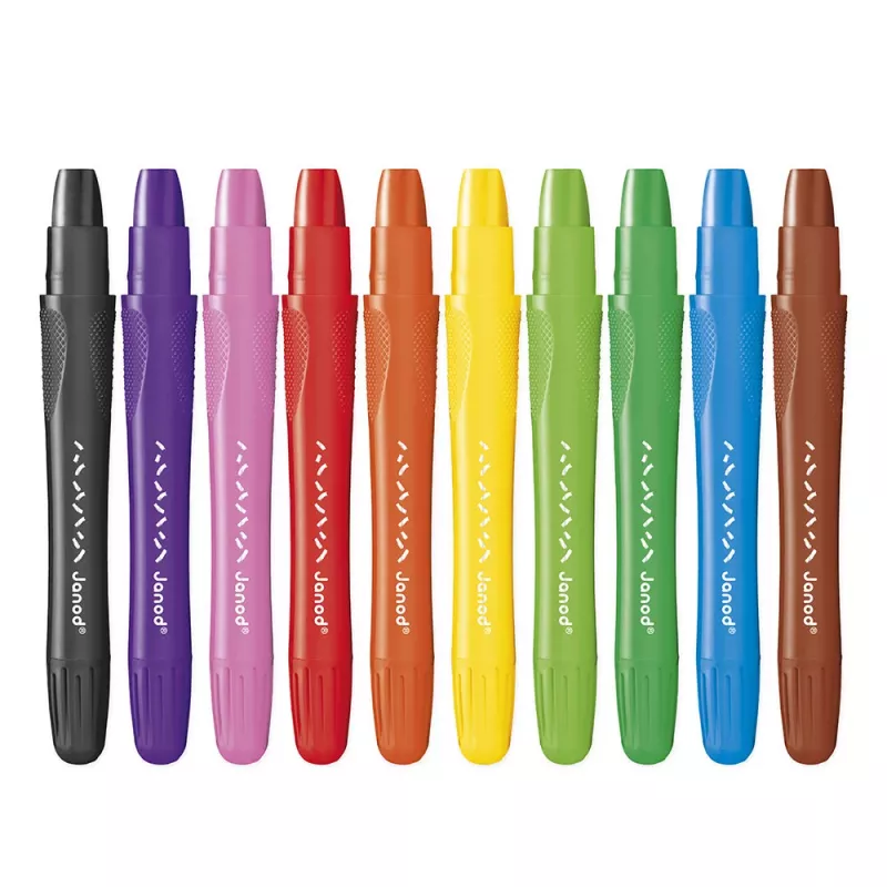 Janod Gel Crayons 10 Farben 3+
