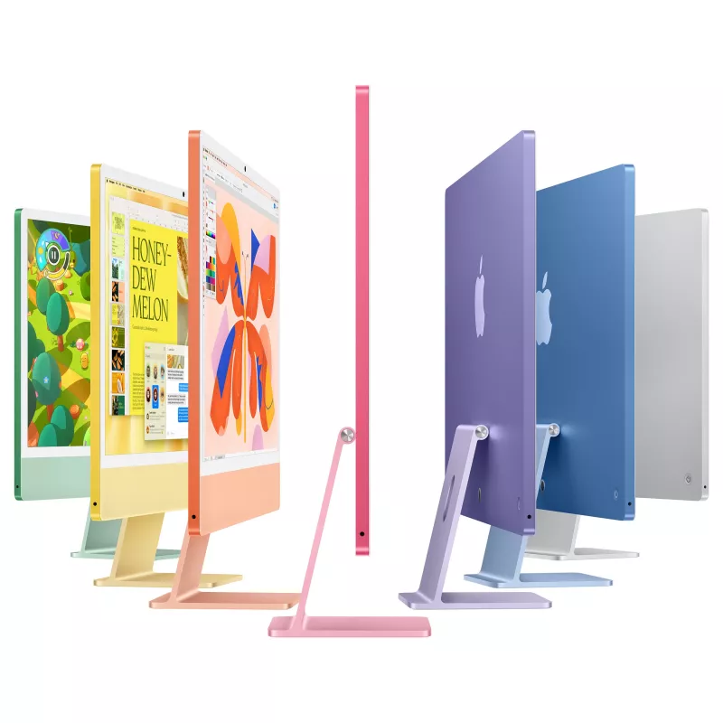 Apple iMac Z1K1 23.5-inch 4.5K Retina Display M4 10-Core CPU/10-Core GPU/16-Core Neural Engine 32GB RAM 1TB SSD Gigabit Ethernet Magic Keyboard with Touch ID and Numeric Keypad Magic Mouse Silver