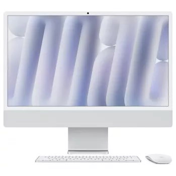 Apple iMac Z1K1 23.5-inch 4.5K Retina Display M4 10-Core CPU/10-Core GPU/16-Core Neural Engine 32GB RAM 1TB SSD Gigabit Ethernet Magic Keyboard with Touch ID and Numeric Keypad Magic Mouse Silver