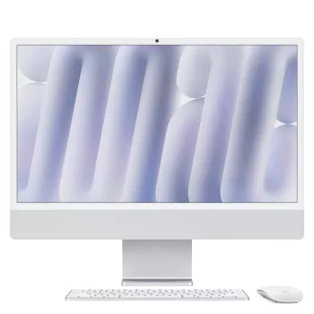 Apple iMac Z1K1 23,5 inch Standard Glass M4 10C CPU/10C GPU/16C Neural Engine 24GB RAM 1TB SSD Gigabit Ethernet Magic Mouse Magic Keyboard mit Nummernblock Touch ID DE Silber