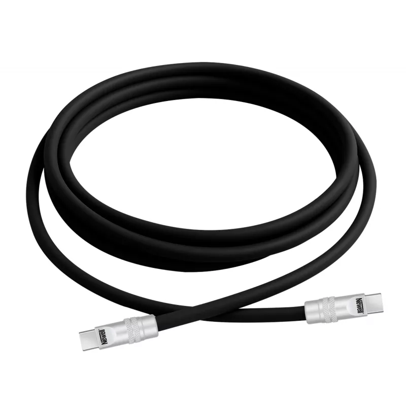 Newell USB-C auf USB-C Kabel 100W 2m Silikon Schwarz