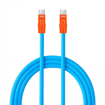 Newell USB-C auf USB-C Kabel 100W, 2m, Silikon, Blau-Orange