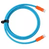 Newell USB-C auf USB-C Kabel 100W, 2m, Silikon, Blau-Orange