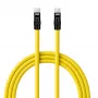 Newell USB-C auf USB-C Kabel 100W, 2m, Silikon, Gelb-Schwarz