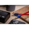 Newell USB-C auf USB-C Kabel 100W 2m Silikon Rot-Marineblau