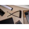 Newell USB-C auf USB-C Kabel 100W 1,5m Silikon Spiralkabel Schwarz