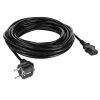 Akyga AK-PC-08C Stromkabel CEE 7/7 auf IEC C13 10m Schwarz