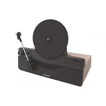 Blaupunkt VT100BK vertikaler Plattenspieler, Bluetooth-Ein-/Ausgang, Schwarz
