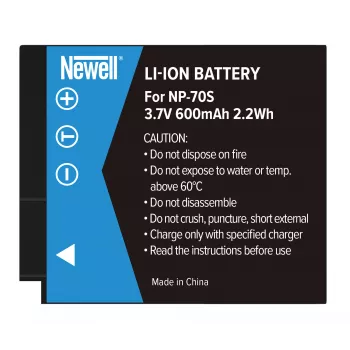 Newell Ersatzakku NP-70S für Fujifilm Kameras