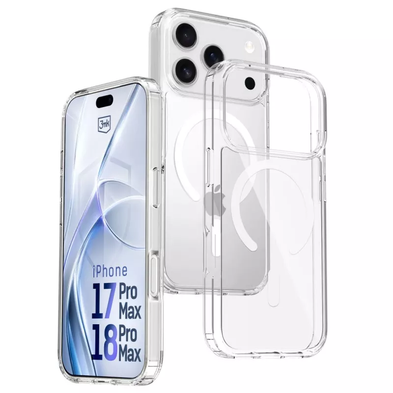 3MK PROTECTION Apple iPhone 17 Pro Max Hardy LiqForce MagCase Back Cover - Black