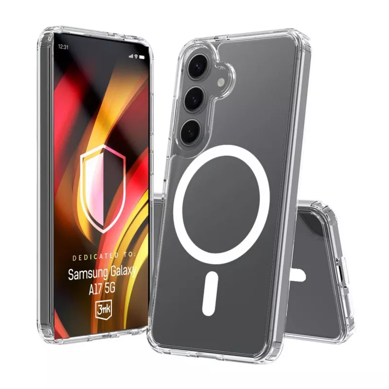 3MK PROTECTION Samsung Galaxy A17 5G/4G - 3mk Hardy LiqForce MagCase Schwarz
