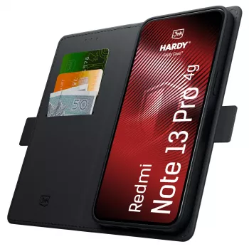 3MK PROTECTION Hardy Foldy Case für Xiaomi Redmi Note 13 Pro 4G - Schwarz