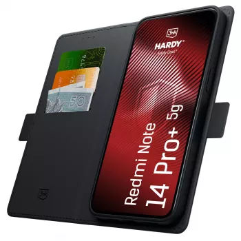 3MK PROTECTION Redmi Note 14 Pro+ - 3mk Hardy Foldy Case Black