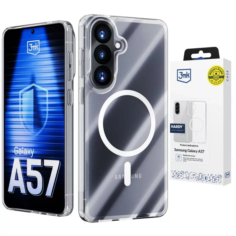3MK PROTECTION Samsung Galaxy A57 - 3mk Hardy LiqForce MagCase Schwarz