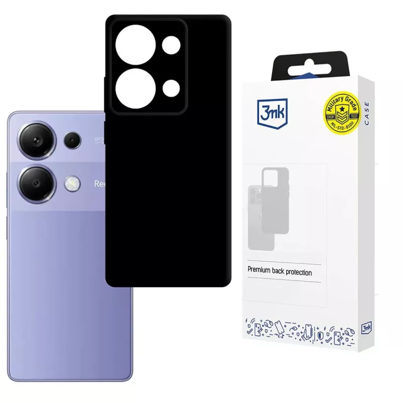 3MK PROTECTION Hardy Mellow Case für Xiaomi Redmi Note 13 Pro 4G - Schwarz
