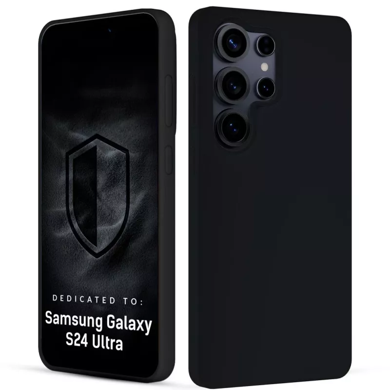 3MK PROTECTION Samsung Galaxy S24 Ultra - 3mk Hardy Mellow Case Black
