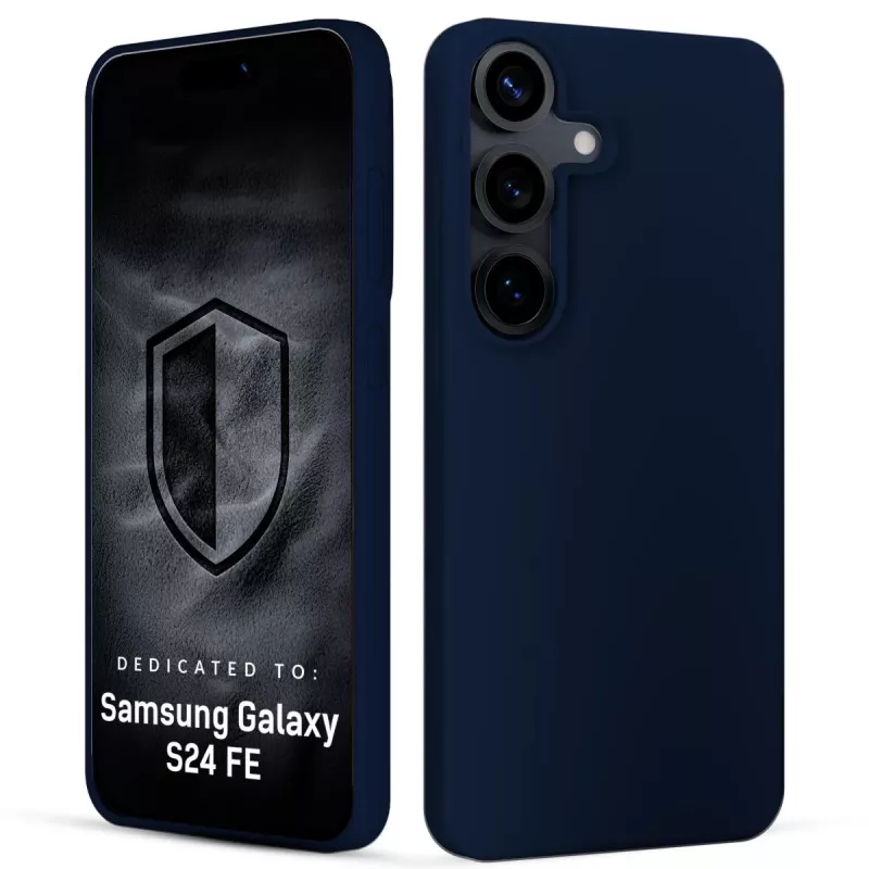 3MK PROTECTION Samsung Galaxy S24 FE - 3mk Hardy Mellow Case Dark Blue