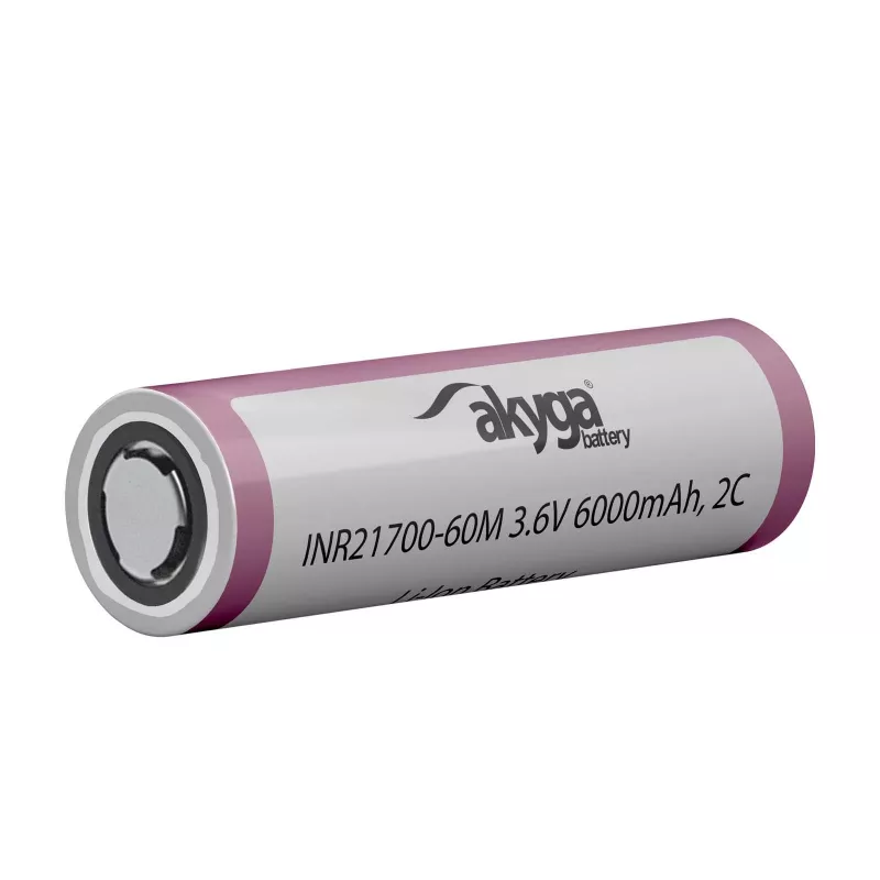 Akyga AKY2185 INR21700-60M 2C Li-Ion-Akku 21700 3,6 V 6000 mAh