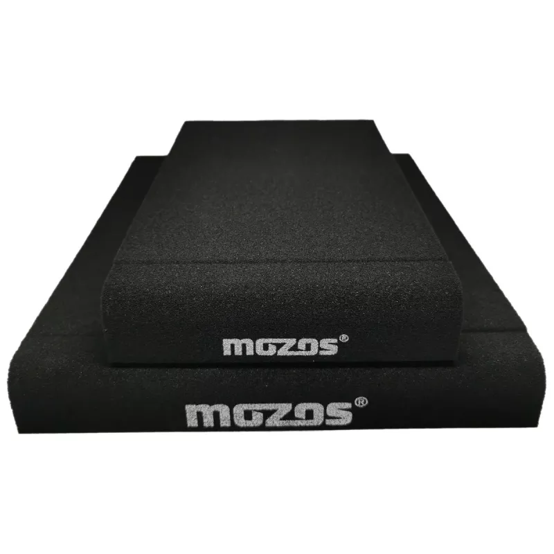 MOZOS ISOPAD-S Akustik-Isolationspads für Studiomonitore (Paar, Schwarz)