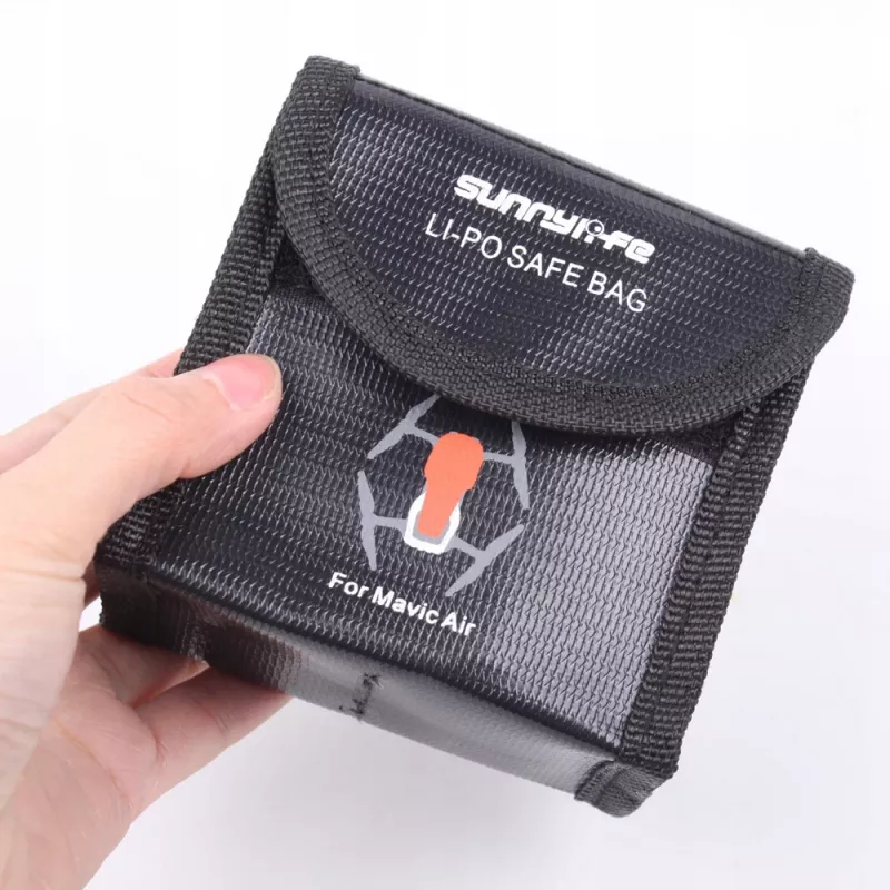 SUNNYLIFE Feuerfeste Tasche für 2 DJI Mavic Air Akkus