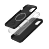 Crong Color Cover Magnetic Case für Apple iPhone 15 Plus mit MagSafe (Schwarz)
