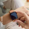 Crong Liquid Strap für Apple Watch 38/40/41/42 mm (Orange)