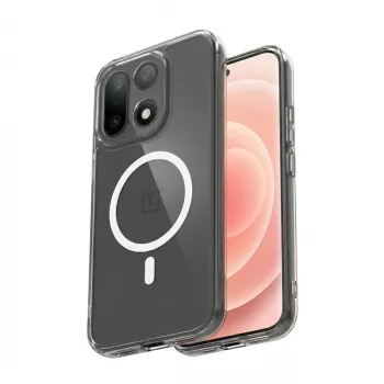 Crong Hybrid Clear Magnetic MagSafe Case für OnePlus 15 (Transparent)