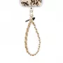 Crong Phone Charm - Beige Twist Braided Nylon Lanyard