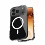 Crong Hybrid Clear Magnetic Case für Honor 600 Pro 5G, MagSafe-kompatibel, Transparent