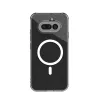 Crong Hybrid Clear Magnetic Case für Nothing Phone 4a, MagSafe-kompatibel, Transparent