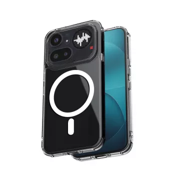Crong Hybrid Clear Magnetic Case MagSafe für Nothing Phone 4a Pro (Transparent)
