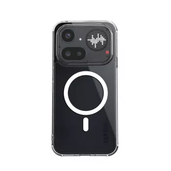 Crong Hybrid Clear Magnetic Case MagSafe für Nothing Phone 4a Pro (Transparent)