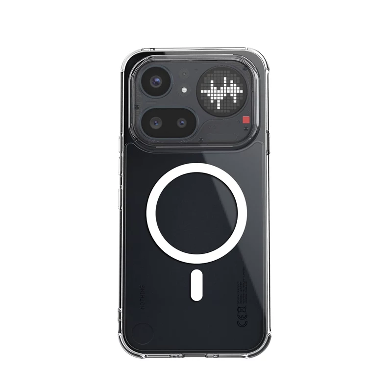 Crong Hybrid Clear Magnetic Case MagSafe für Nothing Phone 4a Pro (Transparent)