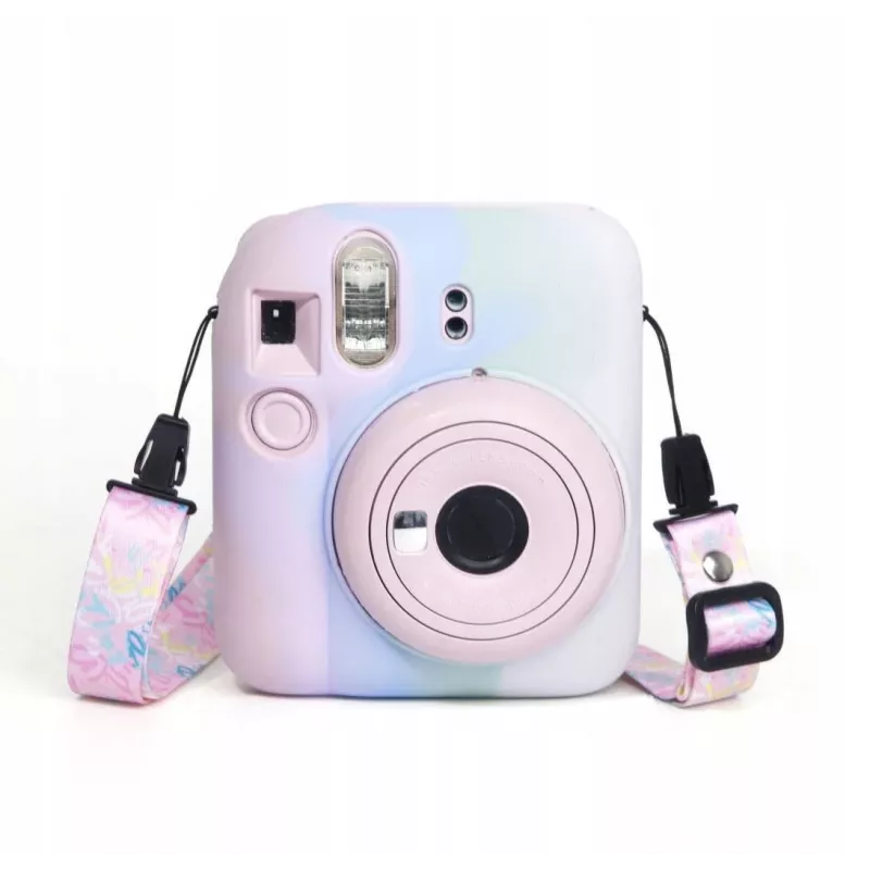 LOVEINSTANT Silikonhülle für Fujifilm Instax Mini 12 - Pastellfarben
