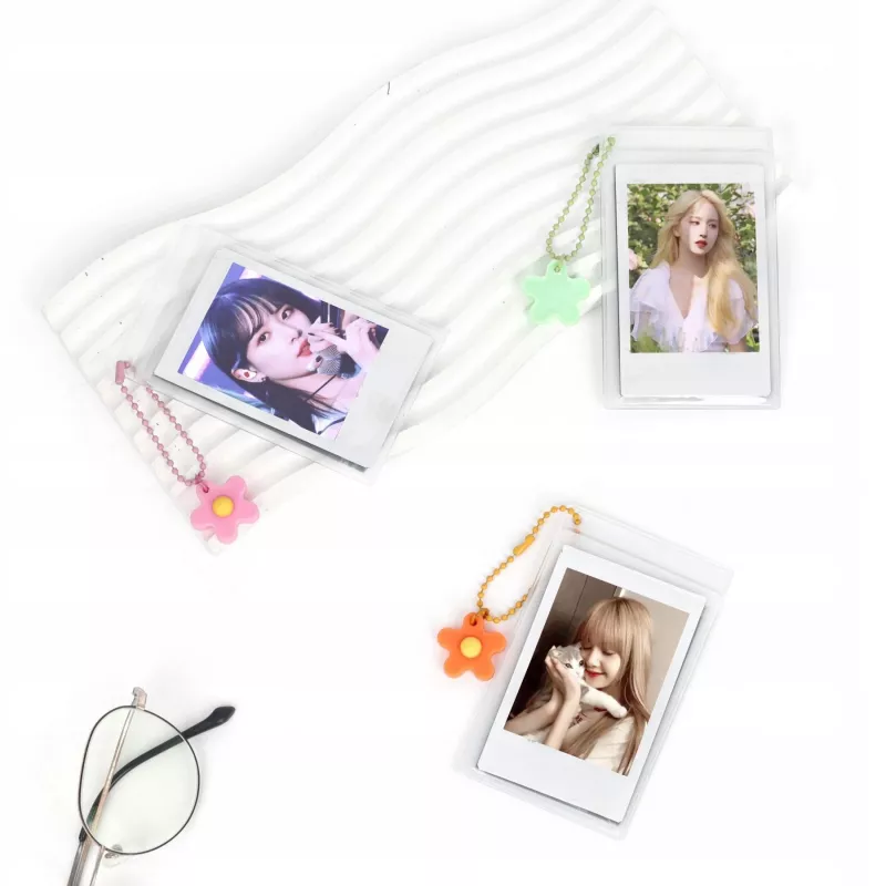 LOVEINSTANT 5x Hänge-Bilderrahmen-Set für Fuji Instax Mini 12 40 11 8 7s Evo Liplay Link 2 SE Zink