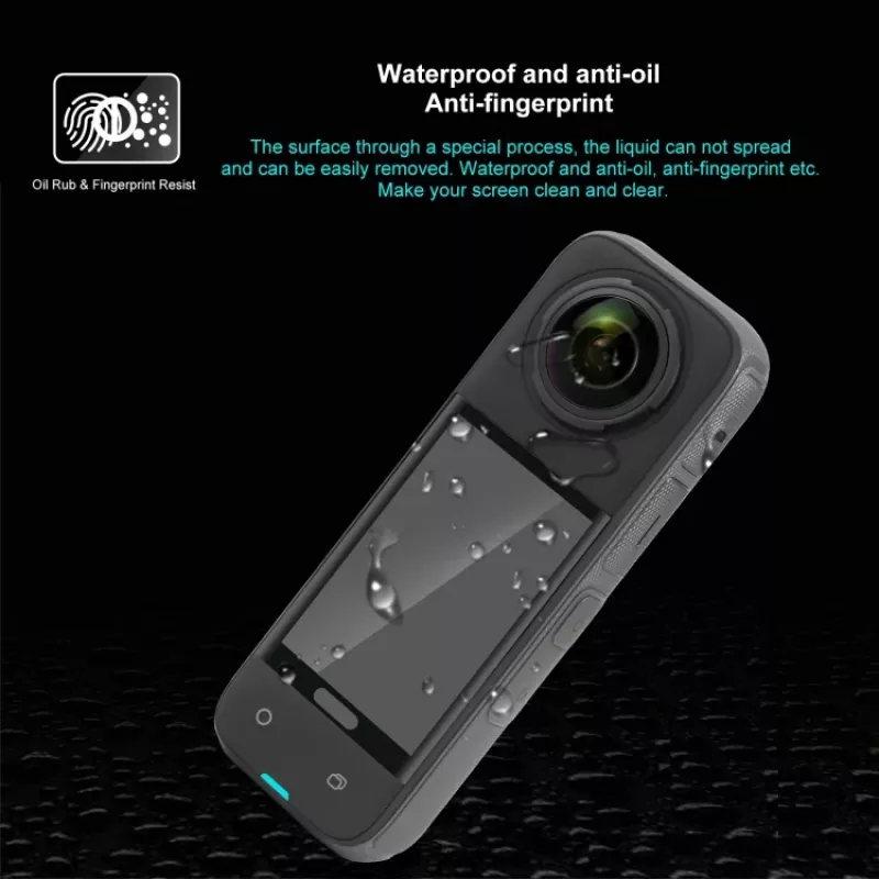PULUZ Tempered Glass Screen Protector 9H für Insta360 X4 / X5