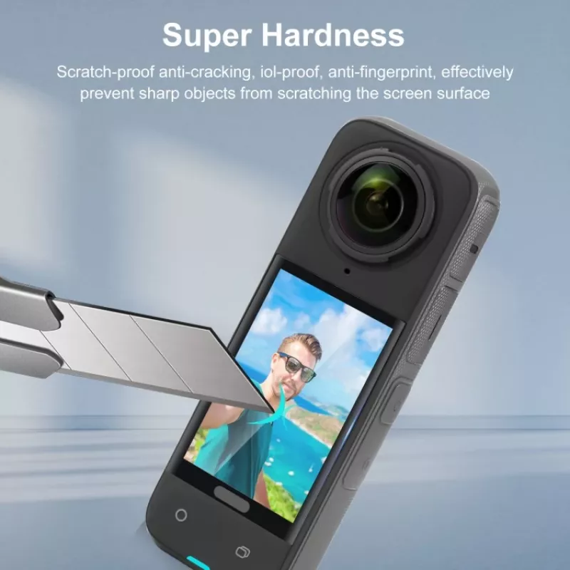 PULUZ Tempered Glass Screen Protector 9H für Insta360 X4 / X5