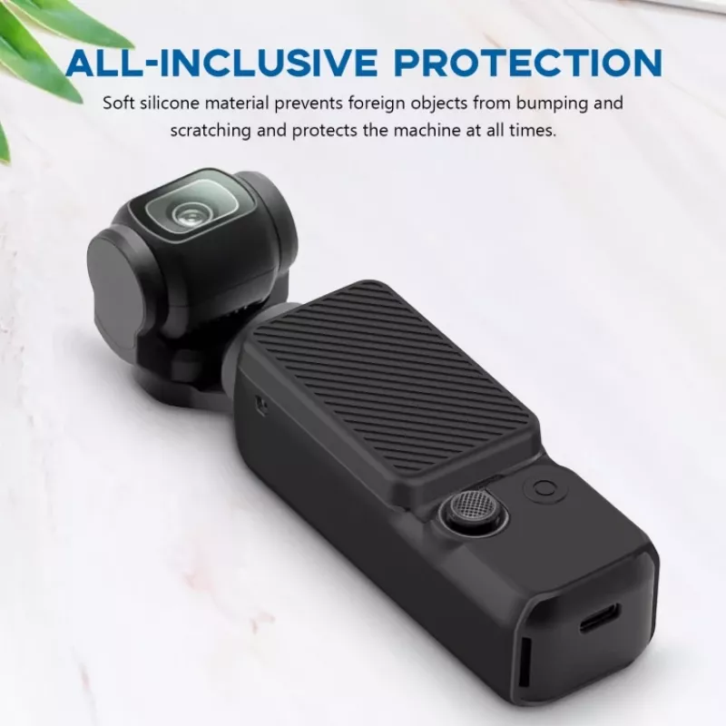 PULUZ Silikon-Schutzhülle für DJI Osmo Pocket 3 - Schwarz