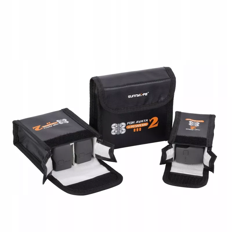 SUNNYLIFE Feuerfeste Tasche für 1x DJI Avata 2 Akku - AT2-DC781-1